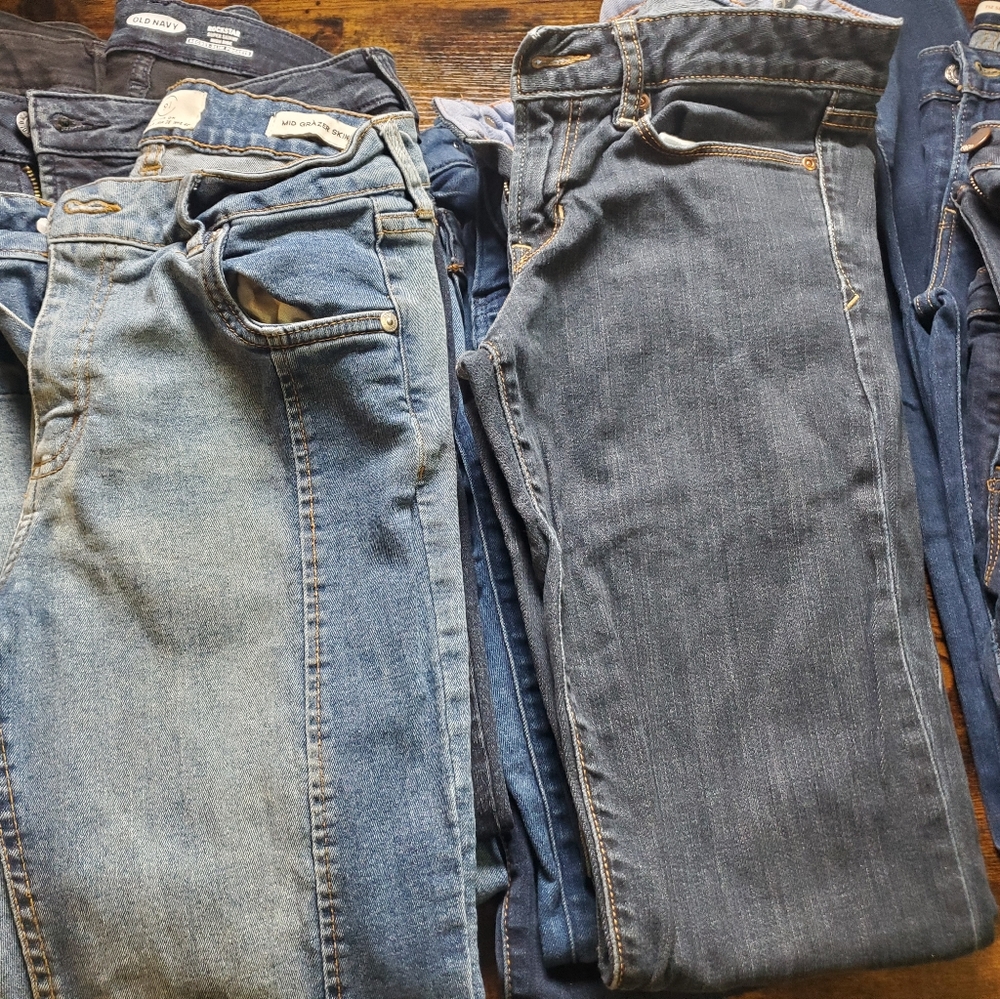Women's Jean LOT Size (2-6) GAP, Old Navy, J.Crew, LC